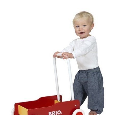 BRIO Pchacz Drewniany Do Nauki Chodzenia BRIO Pchacz Drewniany Do Nauki Chodzenia