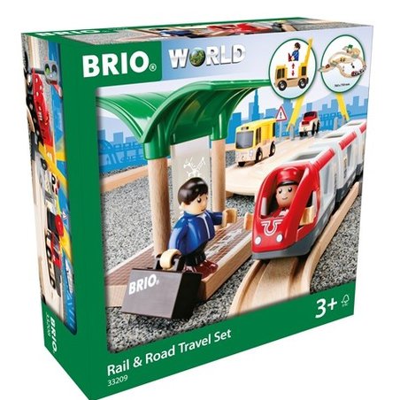 BRIO World Zestaw Drogowo-kolejowy