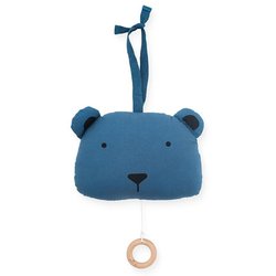 Jollein - Baby & Kids - Jollein - Pozytywka do usypiania Animal Club Steel Blue