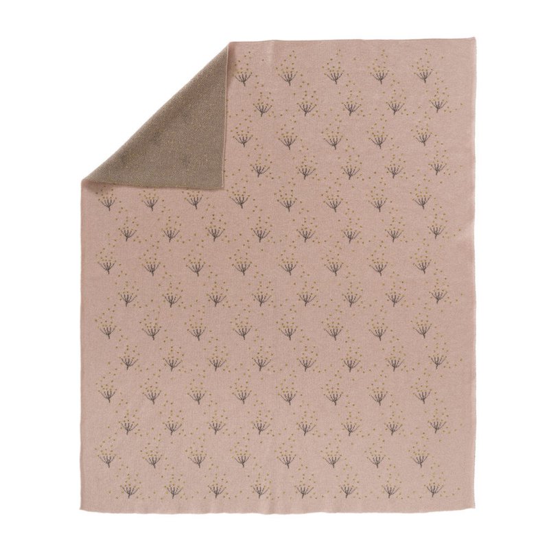 FRESK - Fine knitted blanket 80 x 100 cm Dandelion