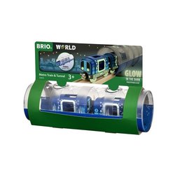 BRIO Metro Świecące w Ciemności z Tunelem