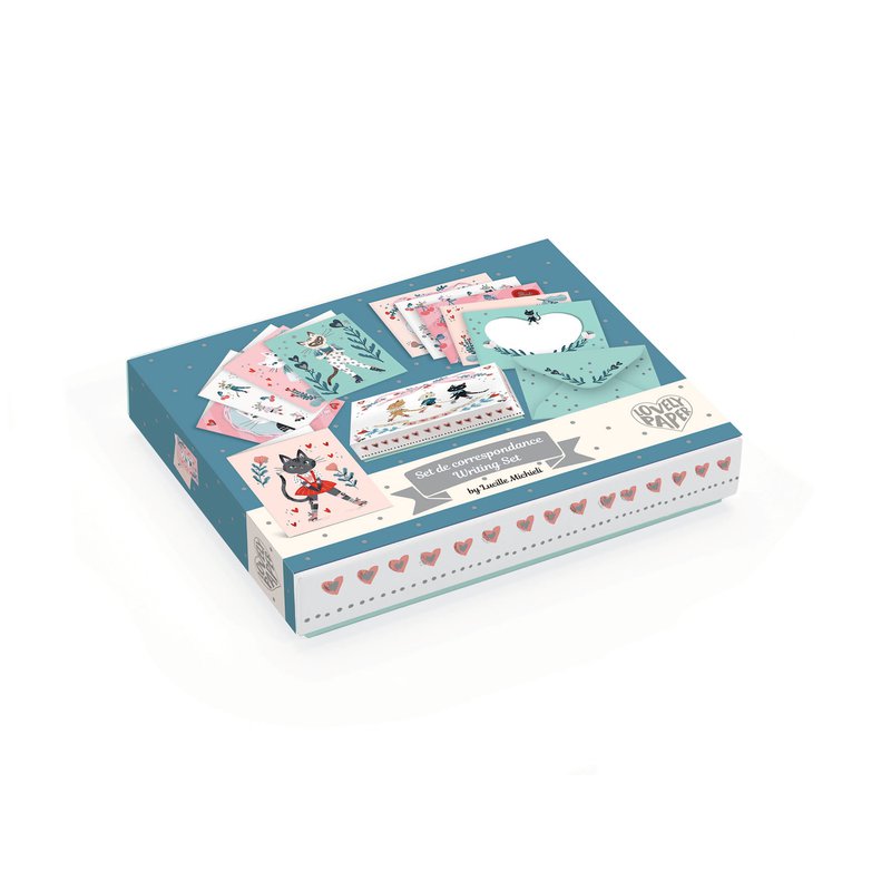 Djeco - Zestaw ozdobnej papeterii LUCILLE DD03607