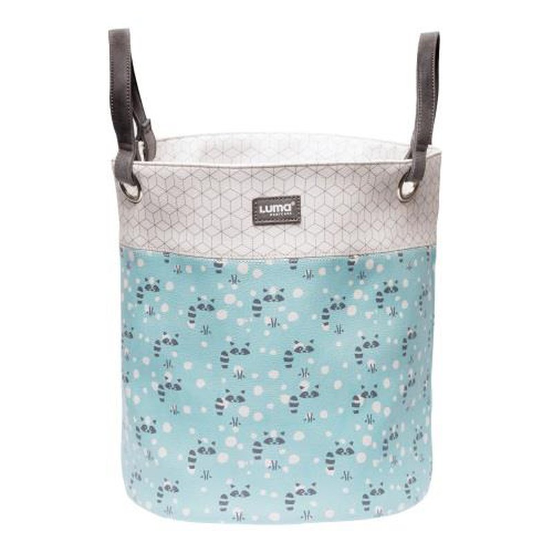 Kosz na zabawki L- duży LUMA Racoon Mint