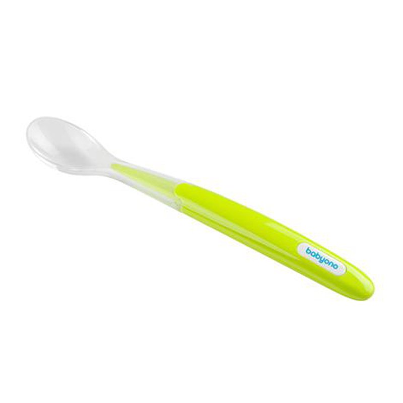 BABYONO - 1069 Miękka łyżeczka silikonowa dla niemowląt