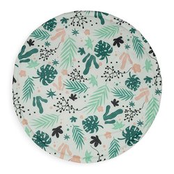 Jollein - Baby & Kids - Jollein - Okrągła mata do zabawy i raczkowania 92 cm Leaves