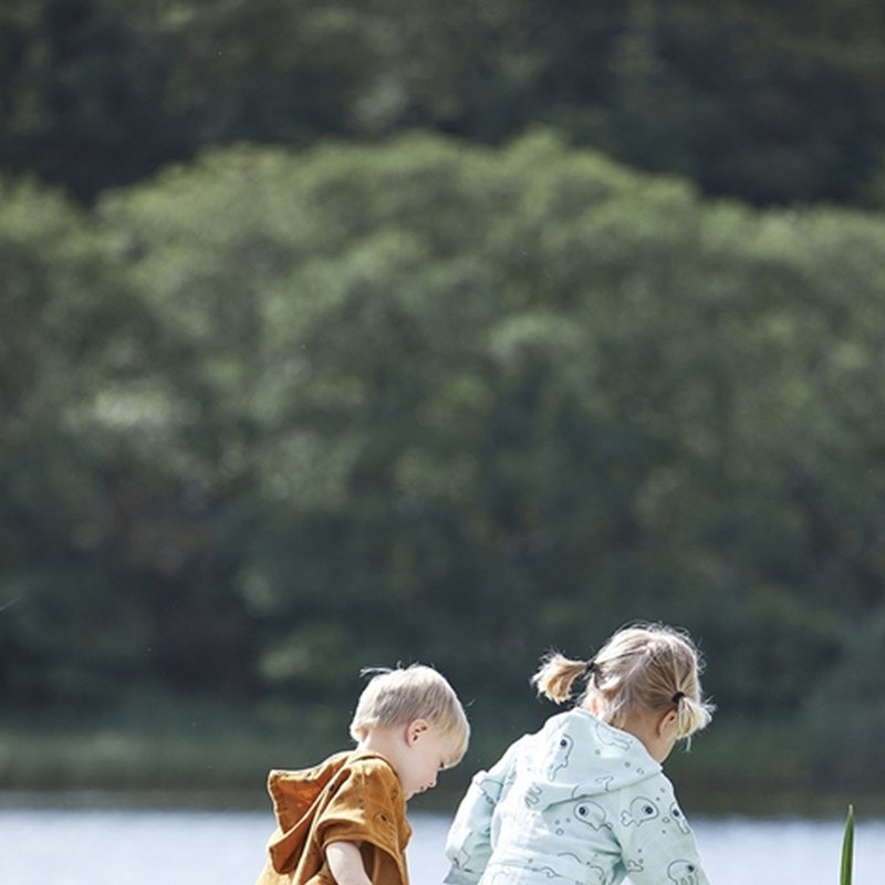 Done by Deer Sea Ponczo Kąpielowe Grey