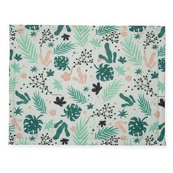 Jollein - Baby & Kids - Jollein - Mata do zabawy i raczkowania 78 x 96 cm Leaves