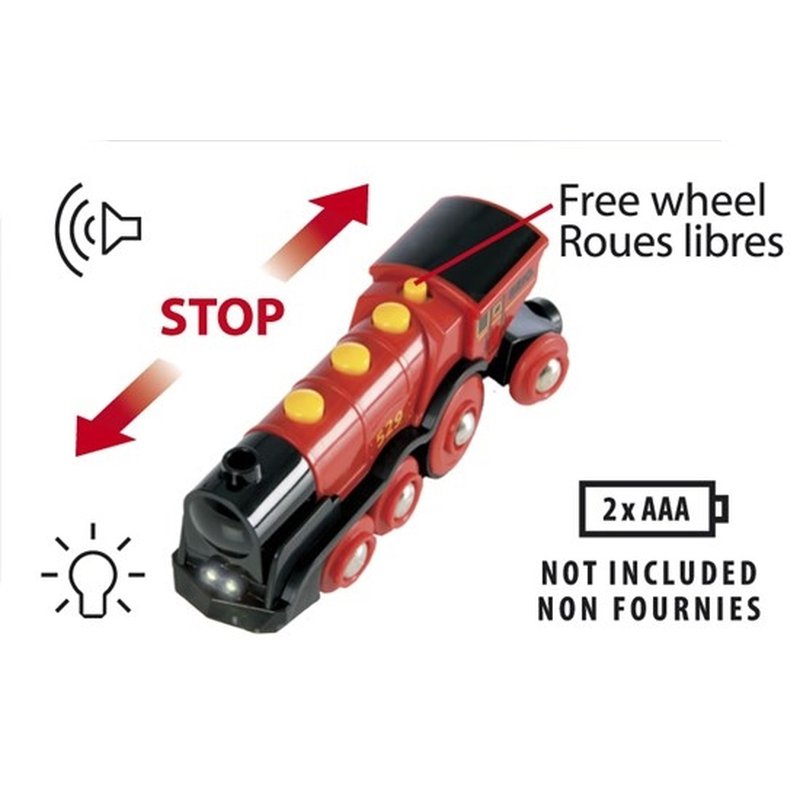 BRIO World Duża Lokomotywa Na Baterie