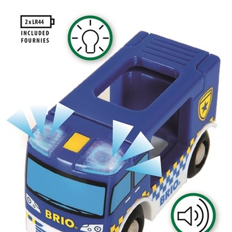 BRIO World Wóz Policyjny z Dźwiękiem