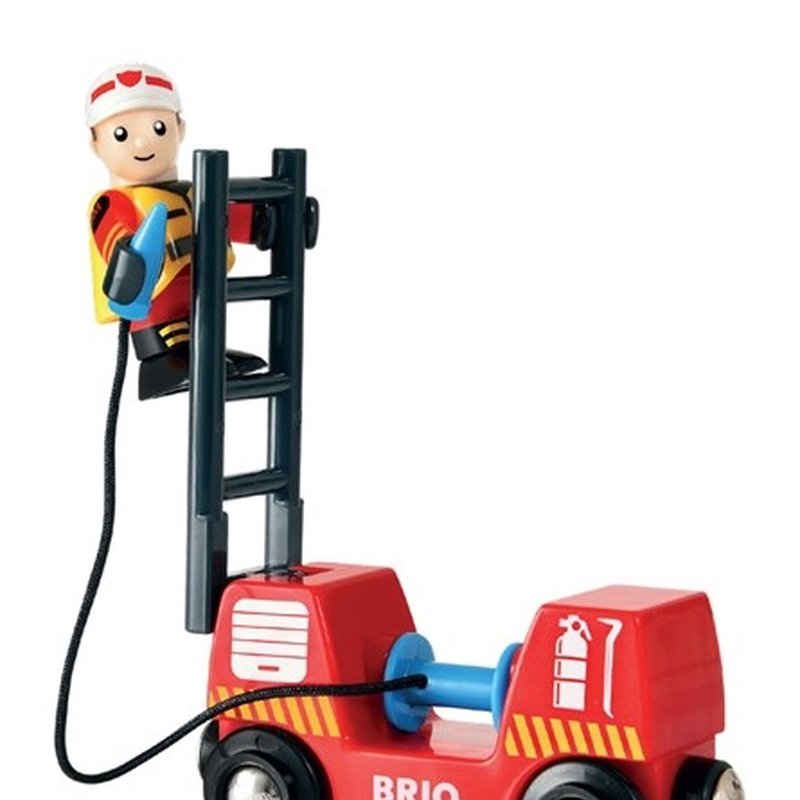 BRIO World Zestaw Kolejka Straż Pożarna