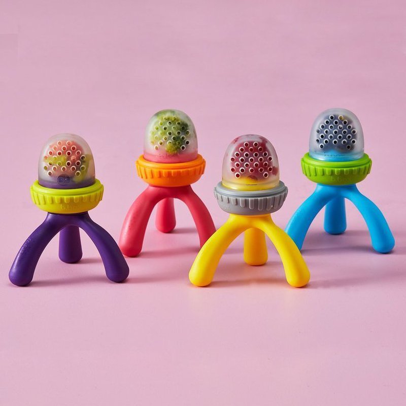 Gryzak do podawania pokarmów, Lemon Sherbet, b.box