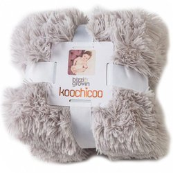 Bizzi Growin Koochicoo luksusowy miękki kocyk futerkowy GREY