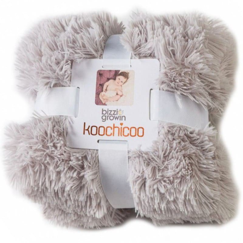 Bizzi Growin Koochicoo luksusowy miękki kocyk futerkowy GREY