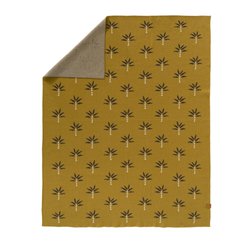 FRESK - Fine knitted blanket 80 x 100 cm Palmtree