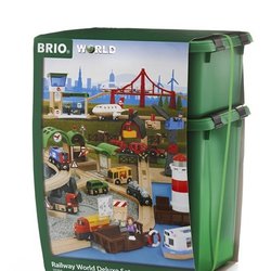 BRIO World Zestaw Kolejki Drewnianej Delux