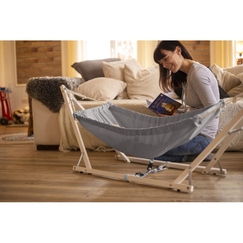 AMAZONAS - AZ-4060001 KOALA SILVER EDITION - HAMACZEK Z DREWNIANYM STOJAKIEM