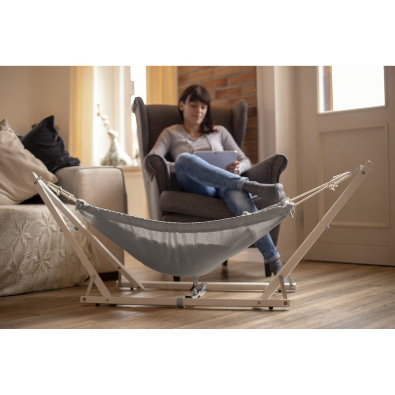 AMAZONAS - AZ-4060001 KOALA SILVER EDITION - HAMACZEK Z DREWNIANYM STOJAKIEM