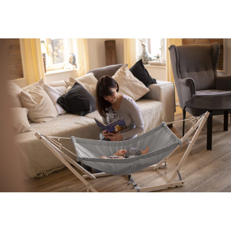 AMAZONAS - AZ-4060001 KOALA SILVER EDITION - HAMACZEK Z DREWNIANYM STOJAKIEM