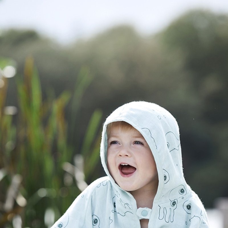 Done by Deer Sea Ponczo Kąpielowe Mustard