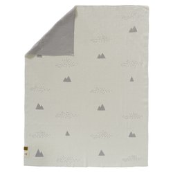 FRESK - Fine knitted blanket 80 x 100 cm Ice mountain