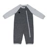 Juddlies Organic Raglan Pajacyk Black NB Juddlies Organic Raglan Pajacyk Black NB