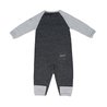 Juddlies Organic Raglan Pajacyk Black NB Juddlies Organic Raglan Pajacyk Black NB