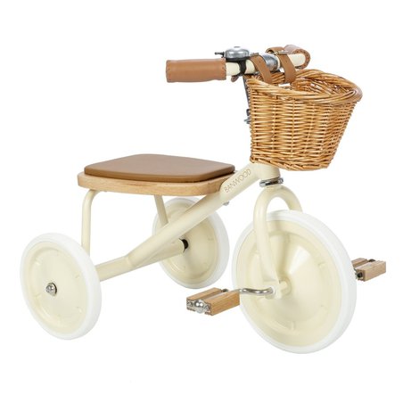 Banwood Rowerek trójkołowy Trike Cream BANWOOD