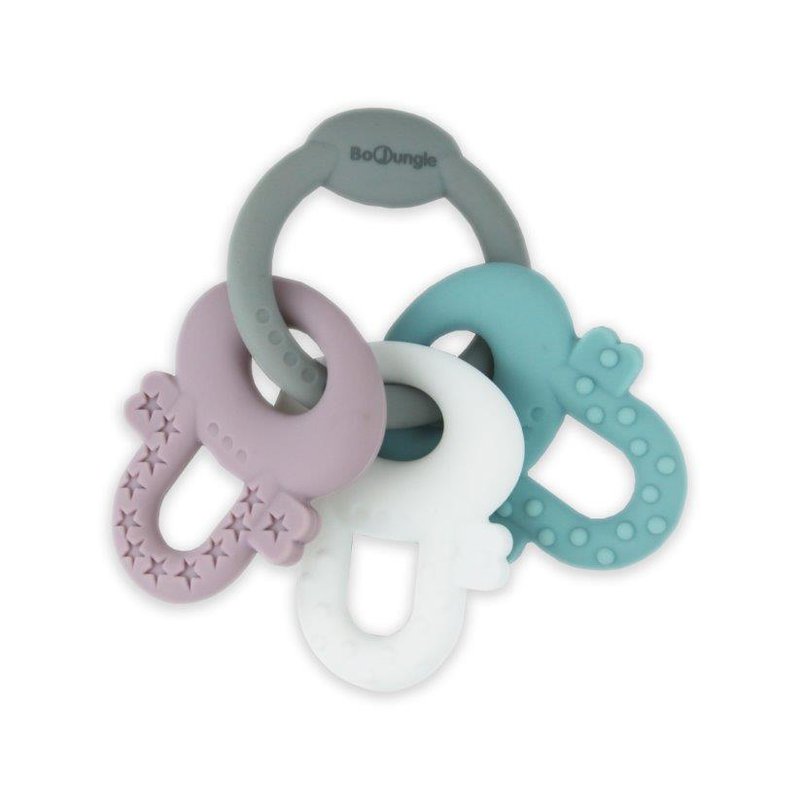 Bo Jungle - B-Gryzak silikonowy pastelowe klucze