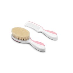 Nuvita, Zestaw pielęgnacyjny szczoteczka i grzebień, Cool Pink NUVITA