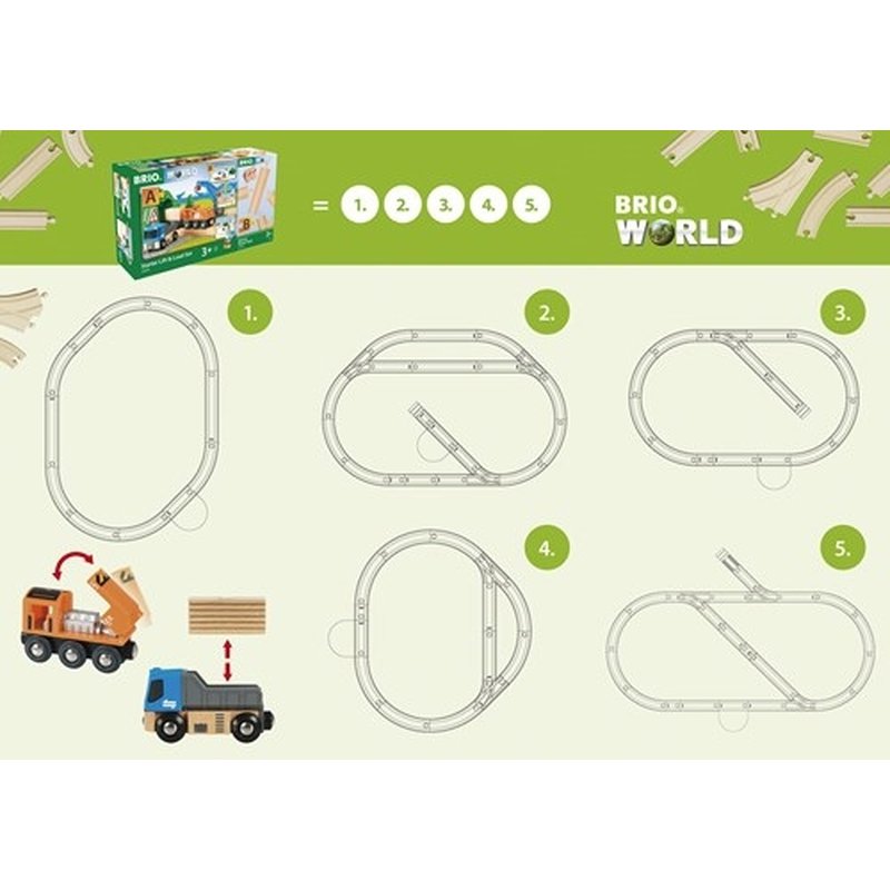 BRIO World Kolejka Zestaw Startowy Załadun