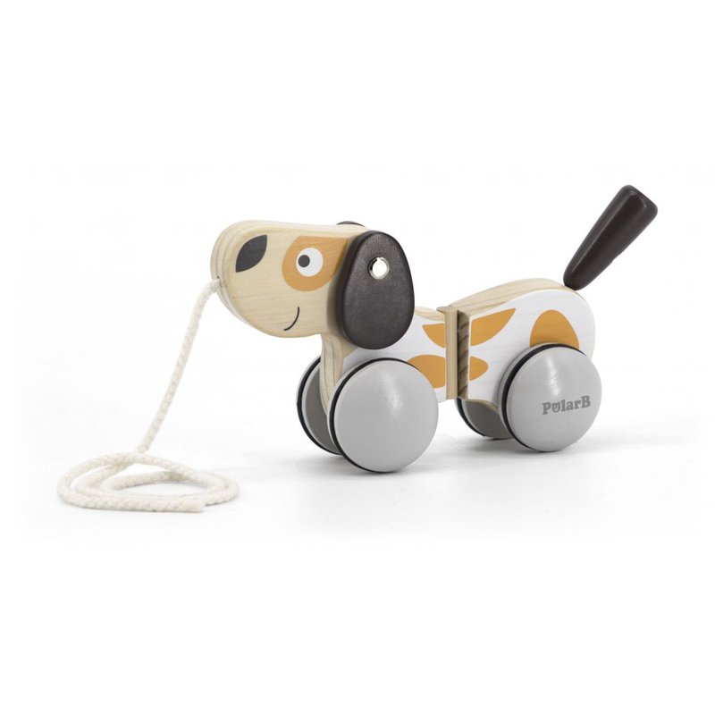 Viga - Piesek na sznureczku szaro-biały