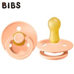 BIBS M PEACH SUNSET  Smoczek Uspokajający kauczuk Hevea