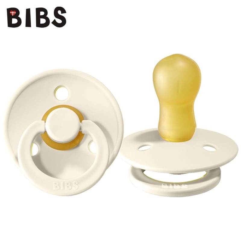 BIBS IVORY L Smoczek Uspokajający kauczuk Hevea