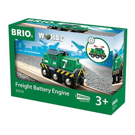 BRIO World Lokomotywa Towarowa na Baterie