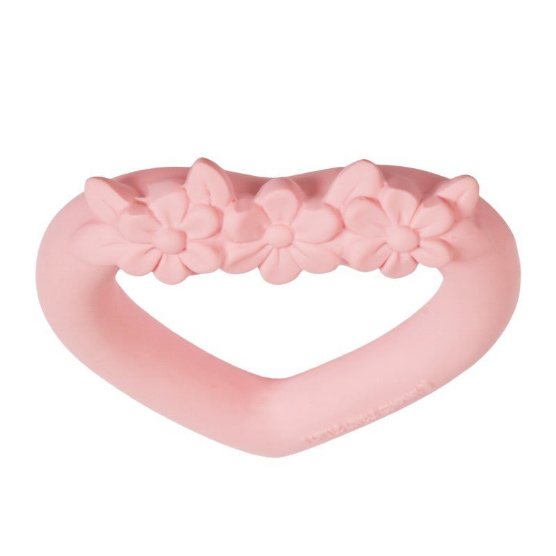 A Little Lovely Company - Gryzak organiczny z kauczuku hevea Serduszko