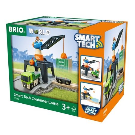 BRIO World Smart Tech Dźwig Kontenerowy BRIO World Smart Tech Dźwig Kontenerowy