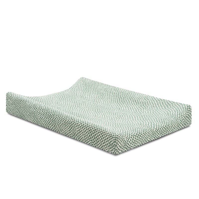 Jollein - Baby & Kids - Jollein - Pokrowiec na przewijak JERSEY 50 x 70 cm Snake ASH GREEN