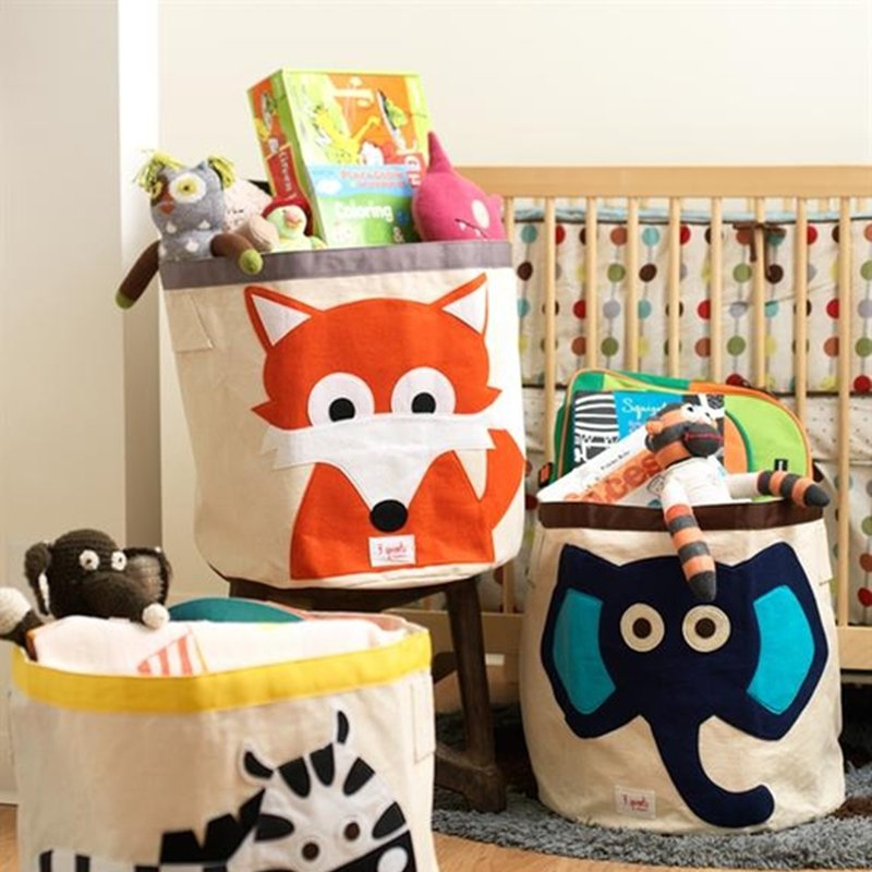 3 Sprouts Kosz Na Zabawki Lisek