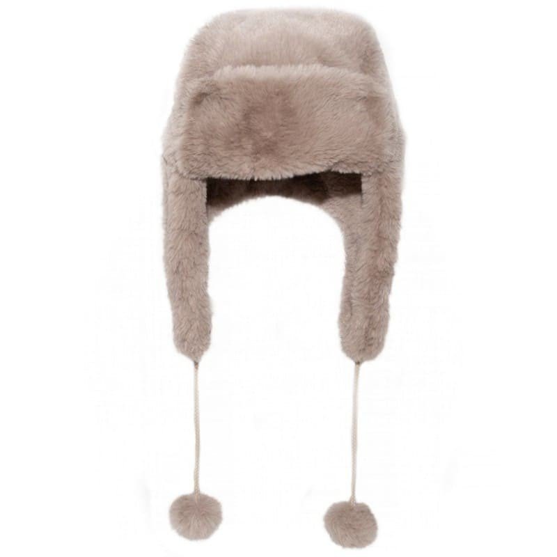 Rockahula Kids - czapka zimowa futerko Teddy Fur Brown 7 - 10 lat