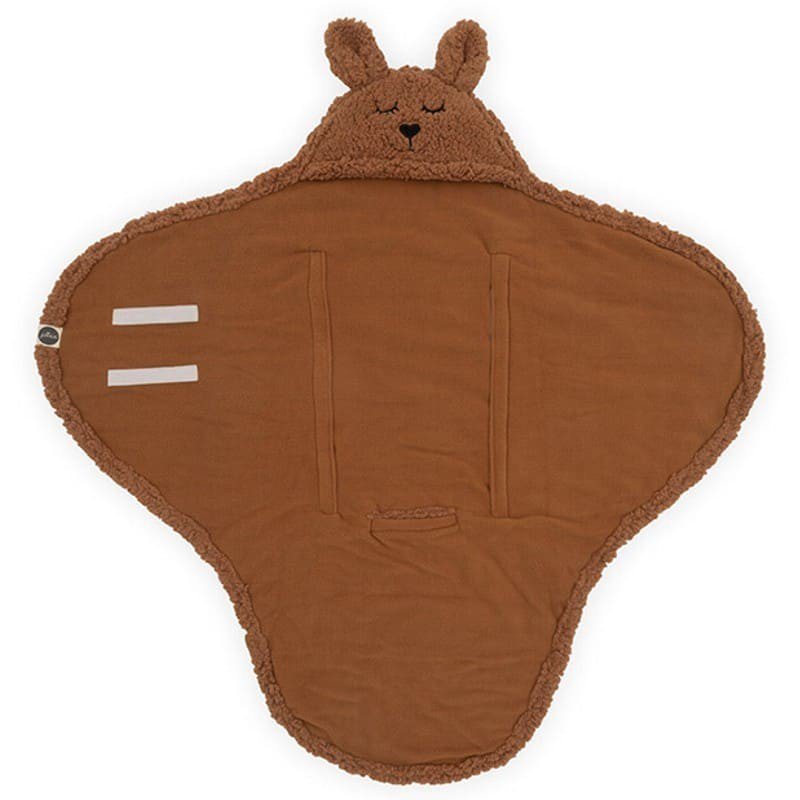 Jollein - Baby & Kids - Jollein - Śpiworek otulacz do fotelika i wózka Bunny CARAMEL