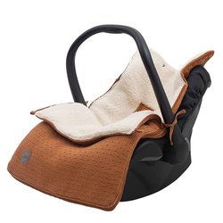 Jollein - Baby & Kids - Jollein - Śpiworek oddychający do wózka i fotelika Bliss Knit CARAMEL