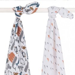 Jollein - Baby & Kids - Jollein - 2 otulacze niemowlęce Hydrophilic 115 x 115 cm Polar