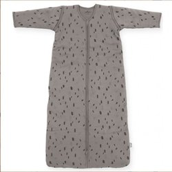 Jollein - Baby & Kids - Jollein - Śpiworek niemowlęcy całoroczny 4 pory roku z odpinanymi rękawami Spot STORM GREY110 cm