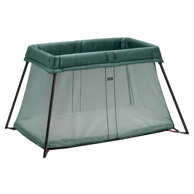 BABYBJORN - łóżeczko turystyczne LIGHT - ciemnozielony