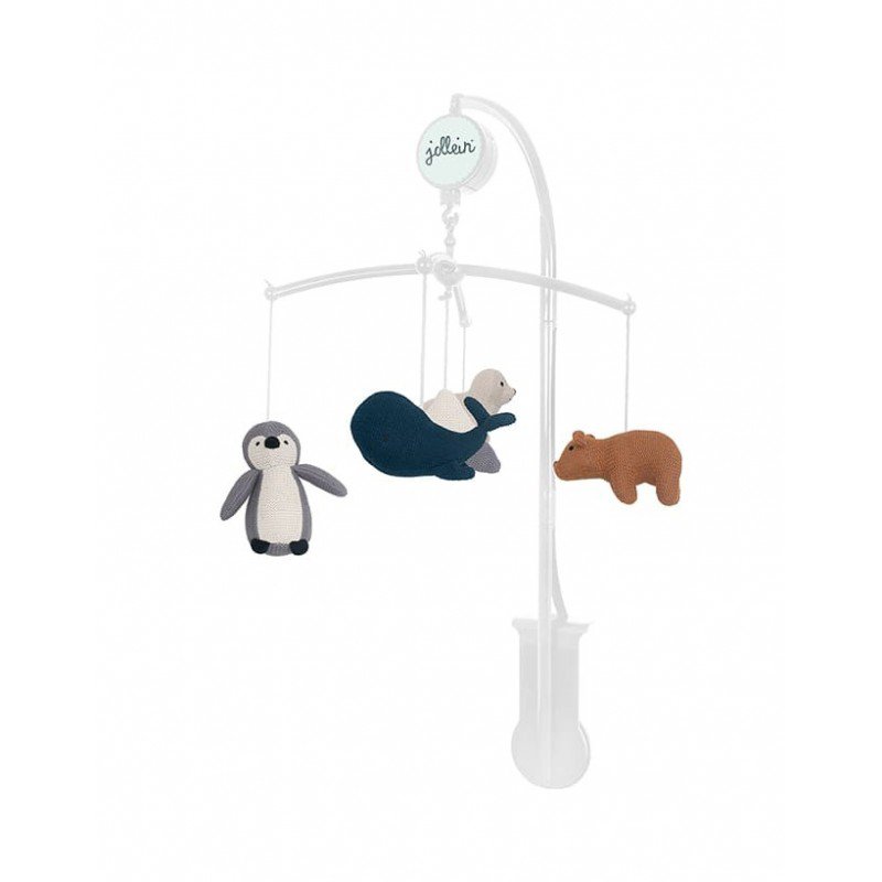 Jollein - Baby & Kids - Jollein - Karuzela muzyczna do łóżeczka Baby Mobile Polar