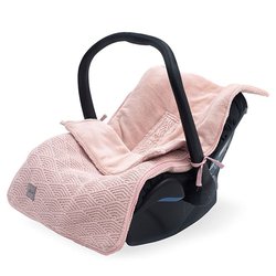 Jollein - Baby & Kids - Jollein - Śpiworek oddychający do wózka i fotelika River Knit PALE PINK