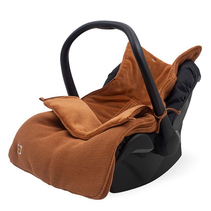 Jollein - Baby & Kids - Jollein - Śpiworek oddychający do wózka i fotelika Basic Knit CARAMEL