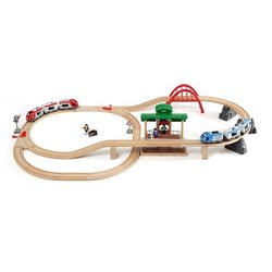 BRIO World Zestaw Kolejowy z Dworcem