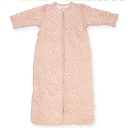 Jollein - Baby & Kids - Jollein - Śpiworek niemowlęcy całoroczny 4 pory roku z odpinanymi rękawami Snake PALE PINK 70 cm