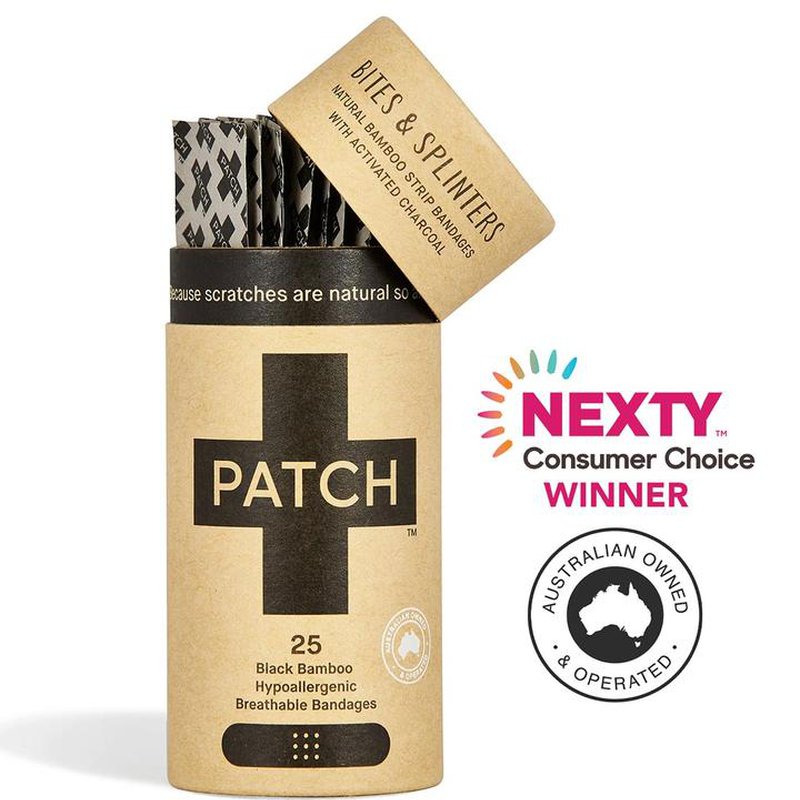 Patch, Naturalne plastry samoprzylepne z aktywnym węglem, 25 szt.